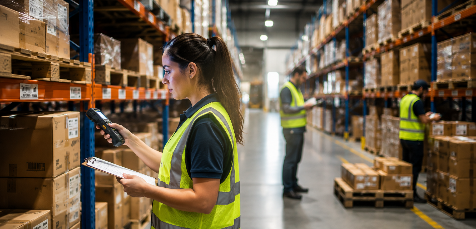 Almacenes, operaciones industriales y almacenamiento seguro
